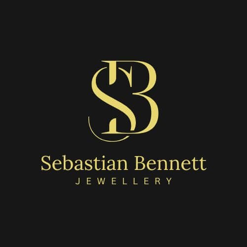 Black and Gold Luxury Elegant Jewellery Logo