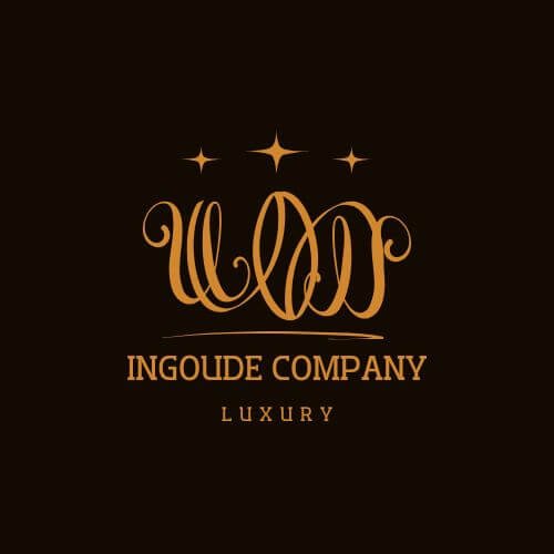 Orange and Black Modern Elegant Luxury Logo