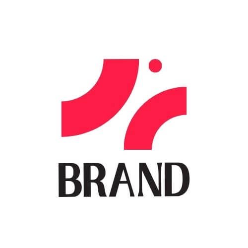 White and Magenta Geometric Abstract Generic Logo